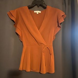 Orange Monteau Los Ángeles shirt, size XS